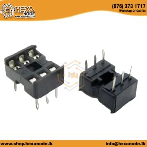 6 Pin 0.3Inch / 2.54mm Pitch IC Base