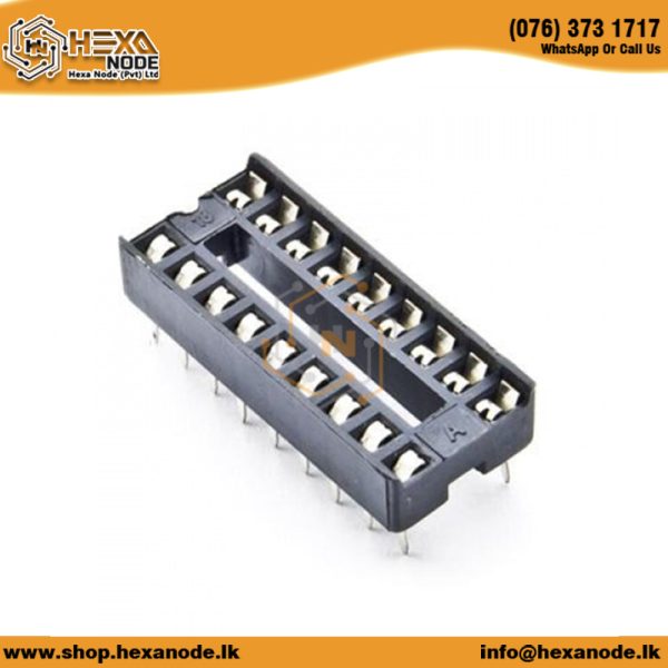 18 Pin 0.3Inch / 2.54mm Pitch IC Base
