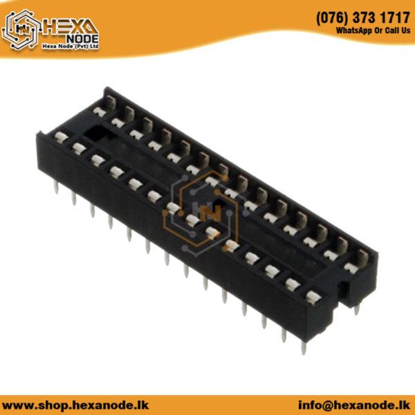 24 Pin 0.3Inch / 2.54mm Pitch IC Base