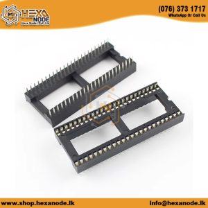 48 Pin 0.6 Inch Inch Pitch Dense Foot IC Base