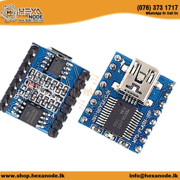128MBit Flash - 16P Voice lq6500-16P MP3 Module - Image 2