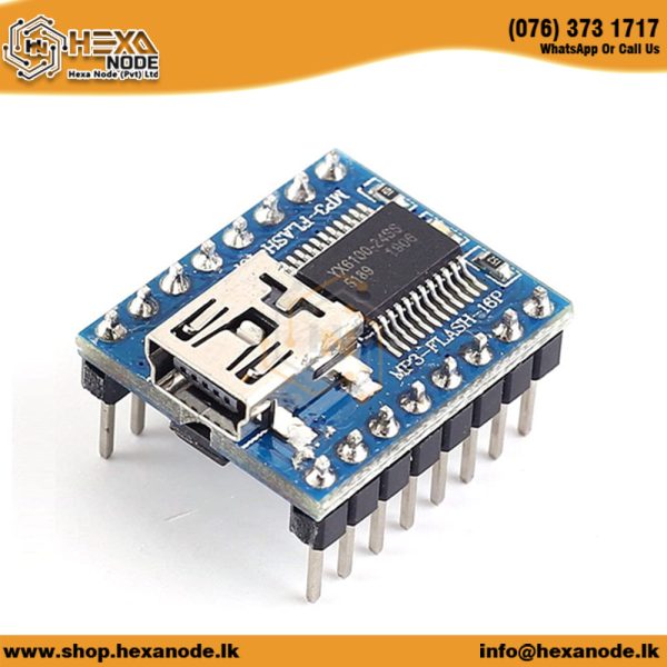 128MBit Flash - 16P Voice lq6500-16P MP3 Module