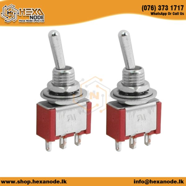 SPDT Toggle Switch 3-PIN ON-ON 125VAC 6A