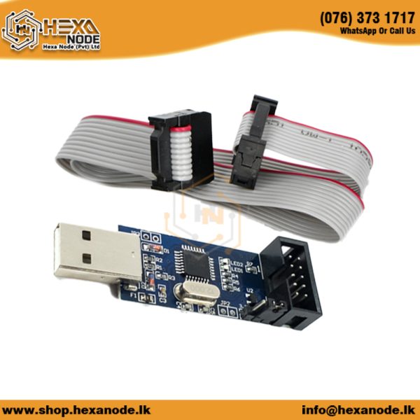 USBISP USBASP AVR ISP Programmer With 10-Pin IDC Cable