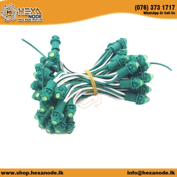 12VDC 50LED String Green - Total Length is 22 feet (~7.5m) Gap Between Two LED is 15cm