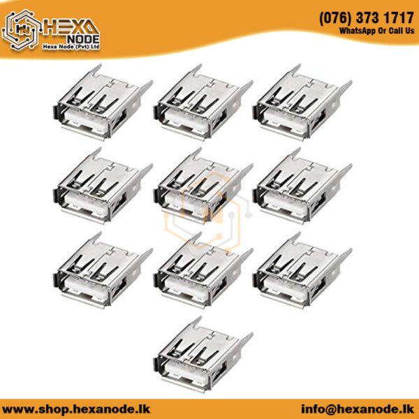 PCB Mount USB Socket 90deg Bend Type - Image 3