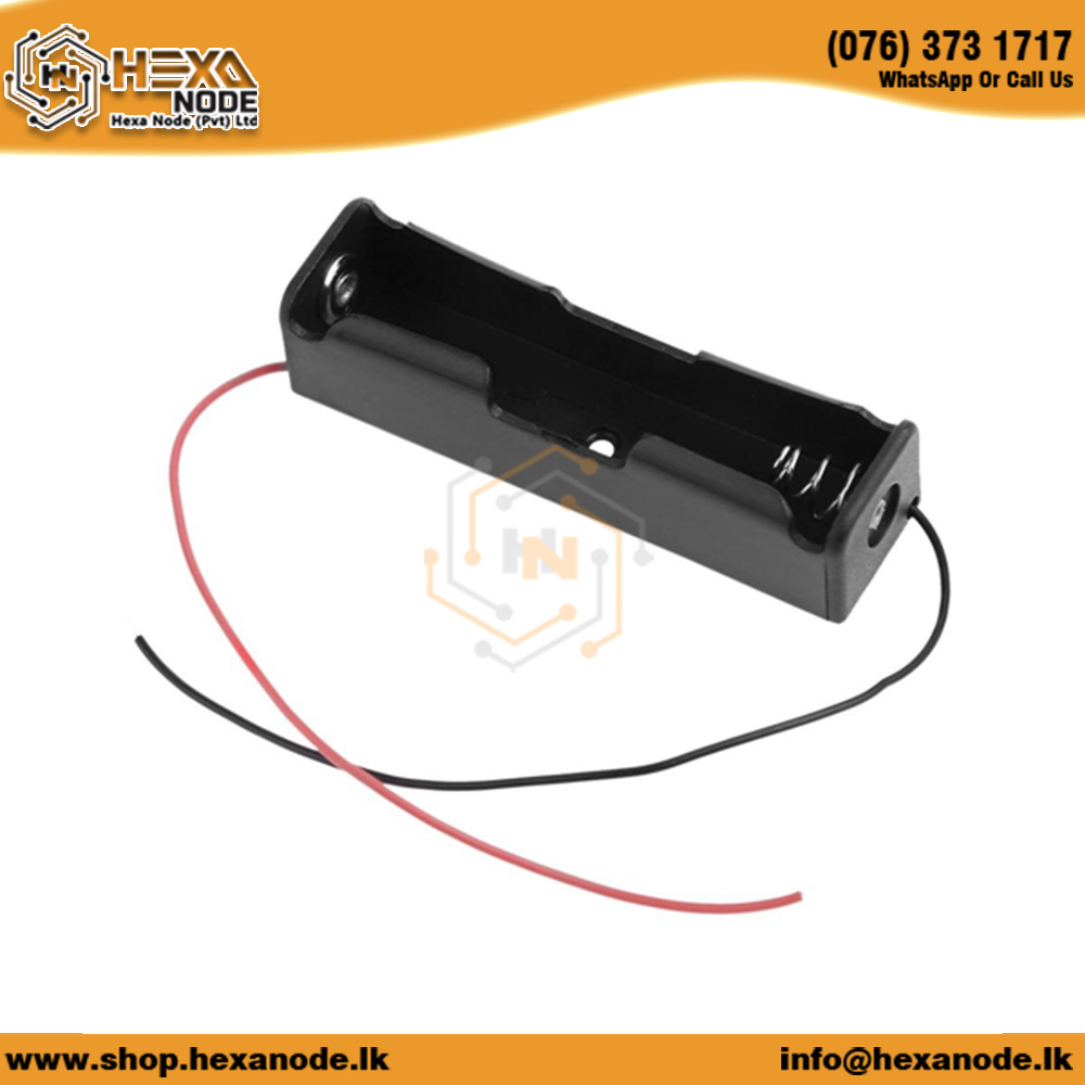 1 Way Wired Battery Holder for 18650 Batteries