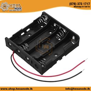 4 Way Wired Battery Holder for 18650 Batteries