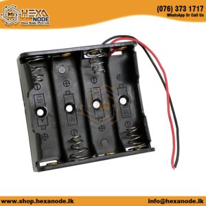 4 Way AA Wired Battery Holder