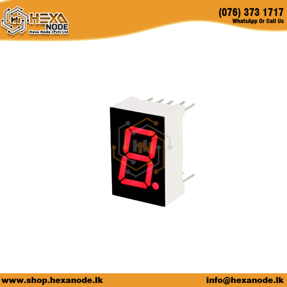 1.25'' Common Cathode 1 Digit Red Color 7 Segment / SSD