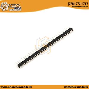 2.54mm Round Female Pin Header - 40 Pins