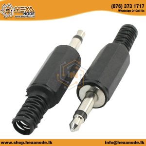 3.5mm Mono Jack Plastic Black