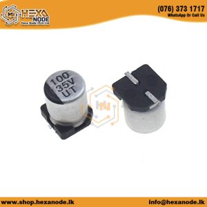 100uF 35V 6.3x7.7mm SMD Electrolytic Capacitor