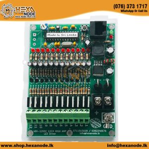 Fully Assembled HEXANODE®PCB of a 12-Channel Programmable Array with MOSFET Outputs (12VDC-24VDC up to 20A)