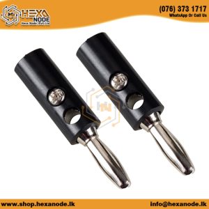 4mm Banana Plug / Jack - Black