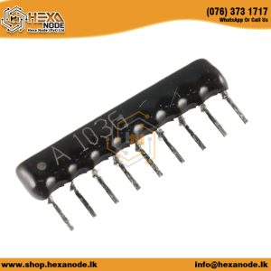10kΩ / 10kOhm 9 Pin Thru Hole Vertical Resistor Array