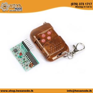 4 Channel / 4CH 433MHz Wireless RF Remote Controller with Receiver Module 