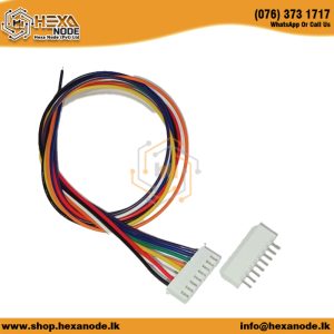 Long 2.54mm 8-Way PCB Mount Wire Clip with Socket (XH-8PX-300MM)
