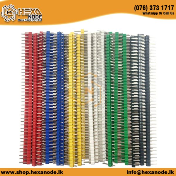 2.54mm Male Pin Header 40 Pin - Color