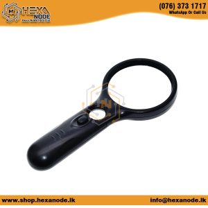 Handheld 3 X 45X Magnifying Glass With 3 LED