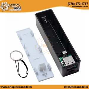 1 X 18650 DIY White Plastic Power Bank Case Without Battery