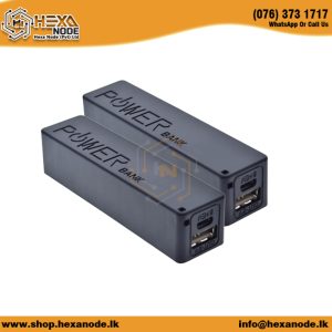 1 X 18650 DIY Black Plastic Power Bank Case Without Battery