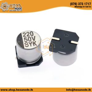 220UF 50V 10X10.5mm SMD Electrolytic Capacitor