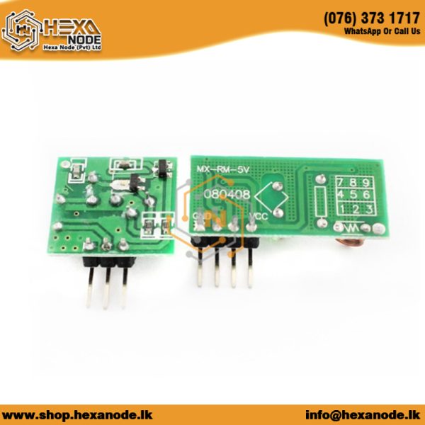 433MHz 315MHz RF Transmitter Receiver Wireless Module 3.5-12V / DC5V - Image 2