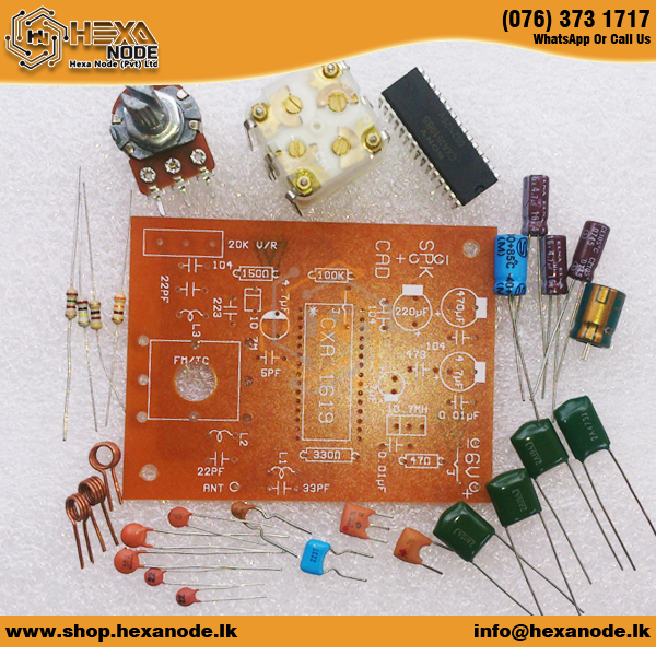 DIY FM Radio Kit With Components and PCB