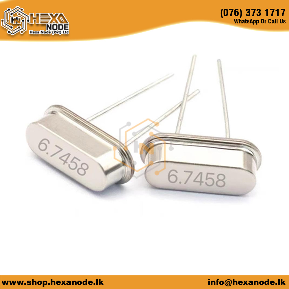6.7458Mhz Crystal 2 Pin THD