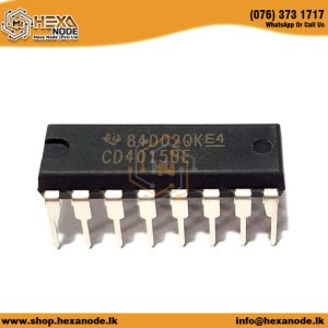 CD4015 DIP - Dual 4-Bit Serial-In/Parallel-Out Shift Register