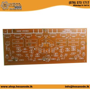 DIY 300W Stereo Transistor based Amplifier PCB - Without Components